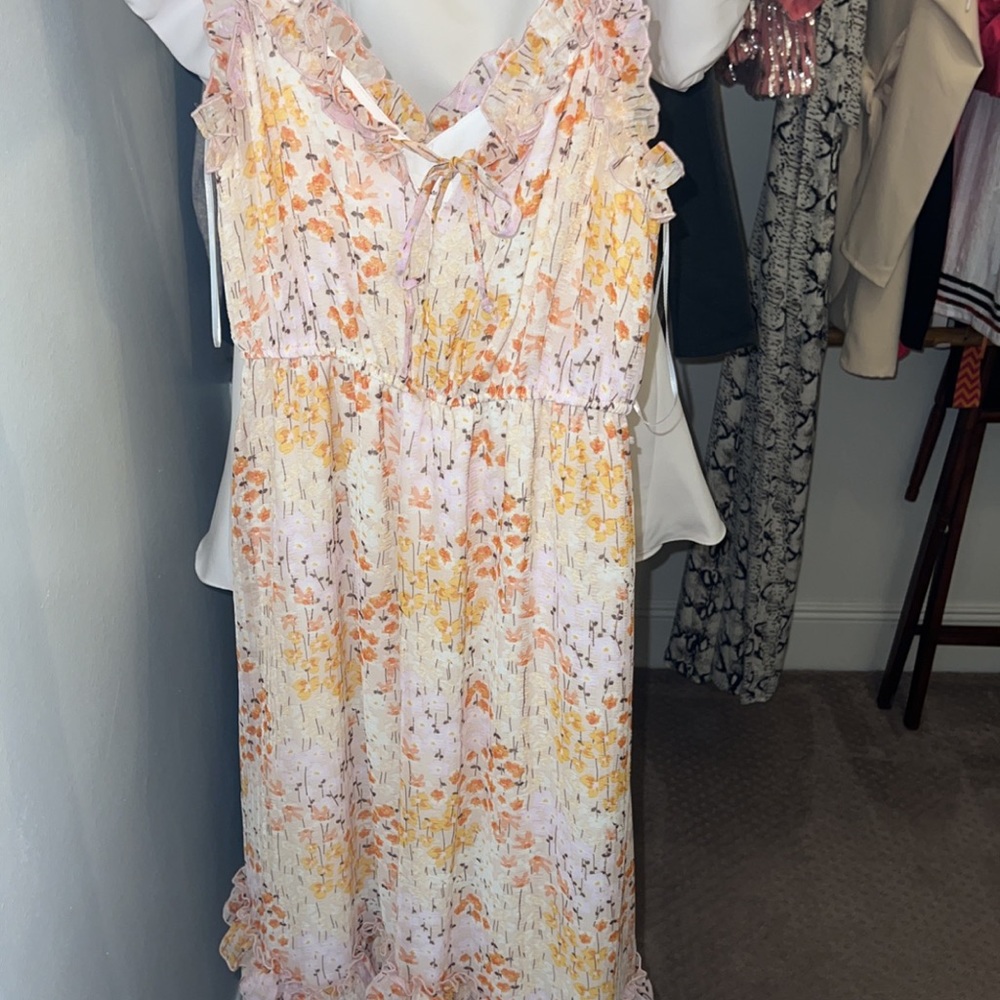 Maxi floral dress